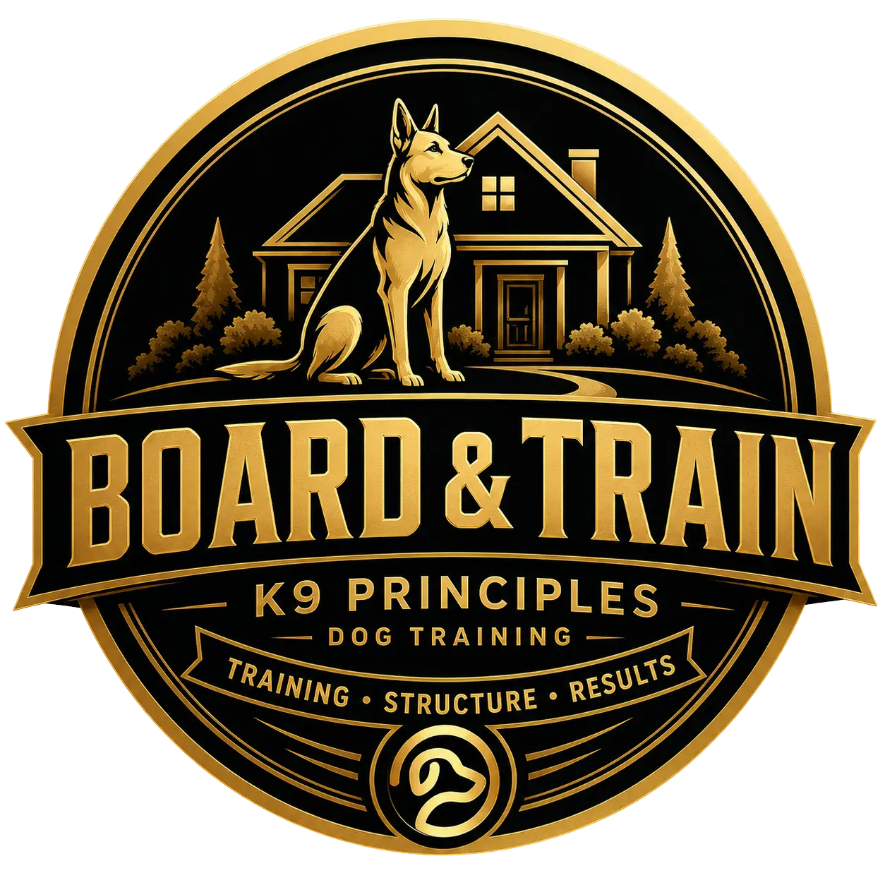 Board and Train Logo